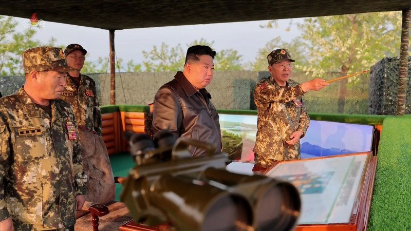 Kim Jong Un's Artillery Precision Test