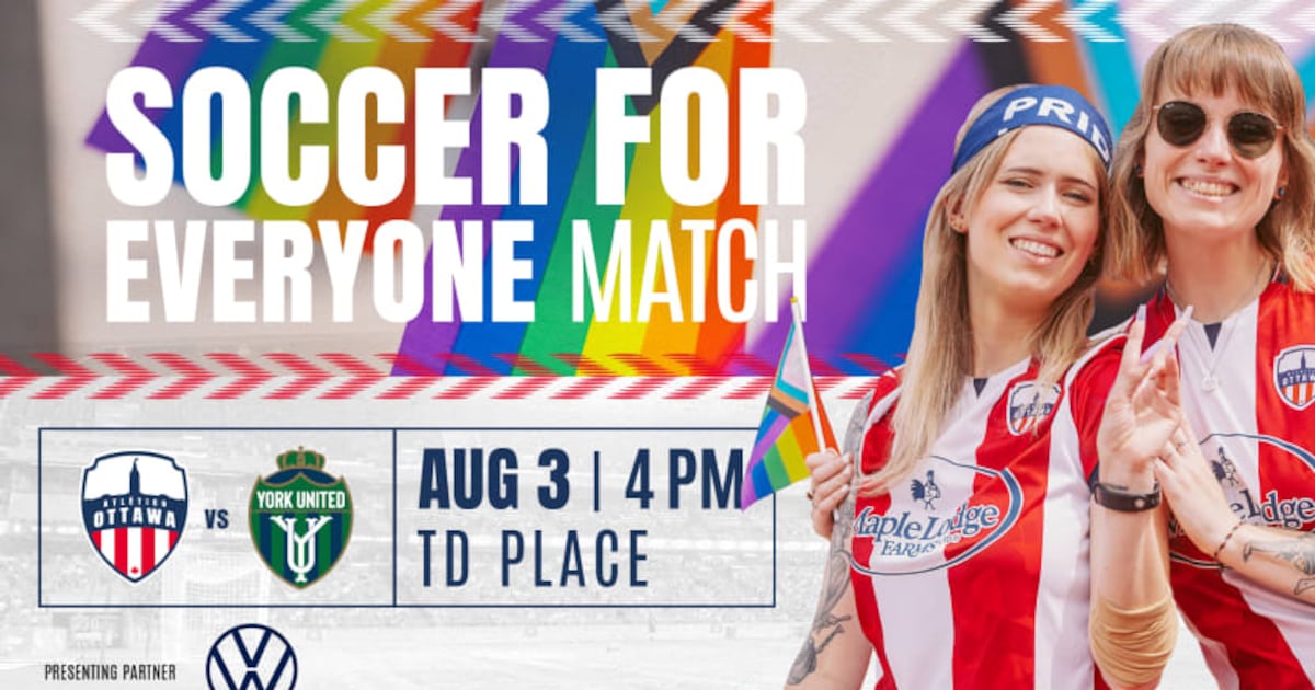 Atlético Ottawa Celebrates Capital Pride With