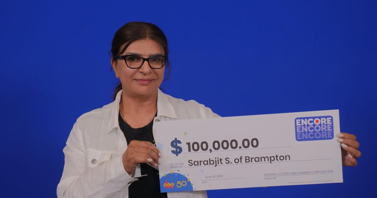 Brampton Woman's Shocking Lottery Win