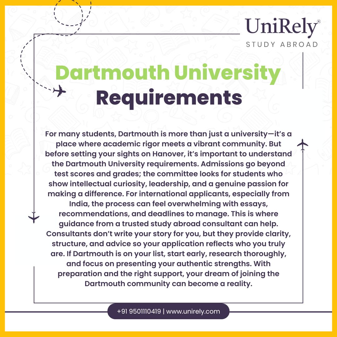 Dartmouth University: Admission Requirements & Guide