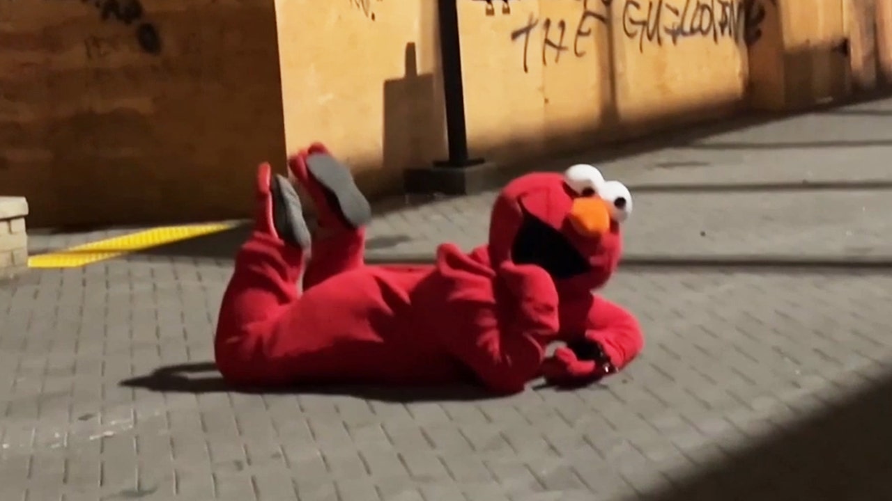 Elmo Crashes Portland Anti-ICE Protest