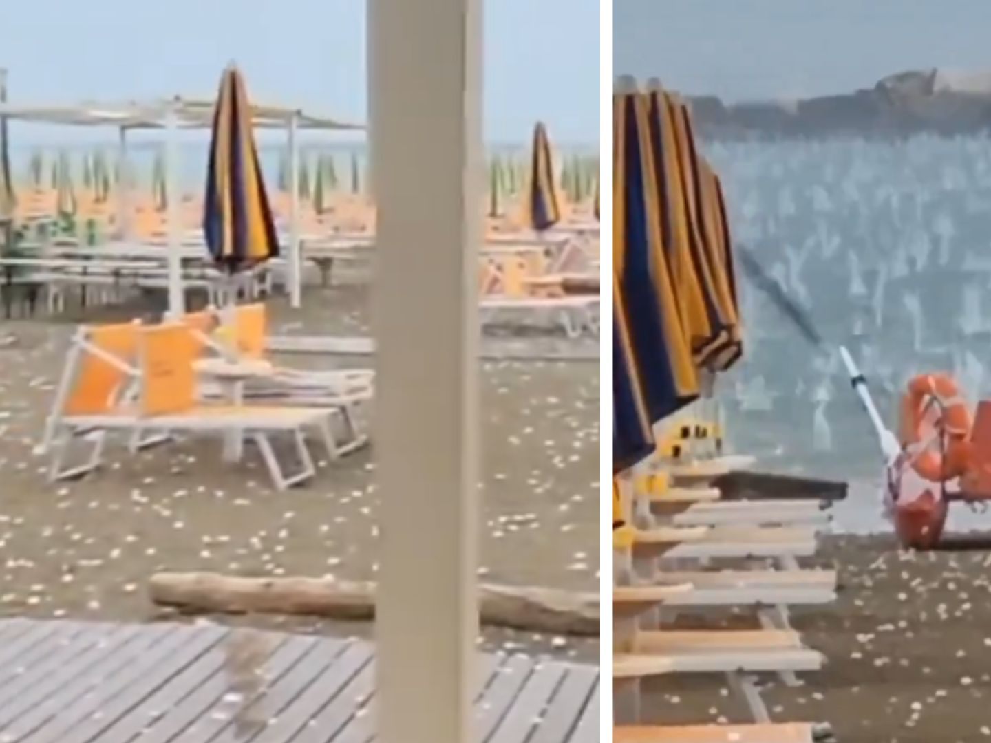 Heavy Storms Batter Italy's Adriatic Coast