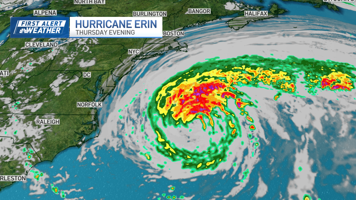 Hurricane Erin: New England Impact Tracking