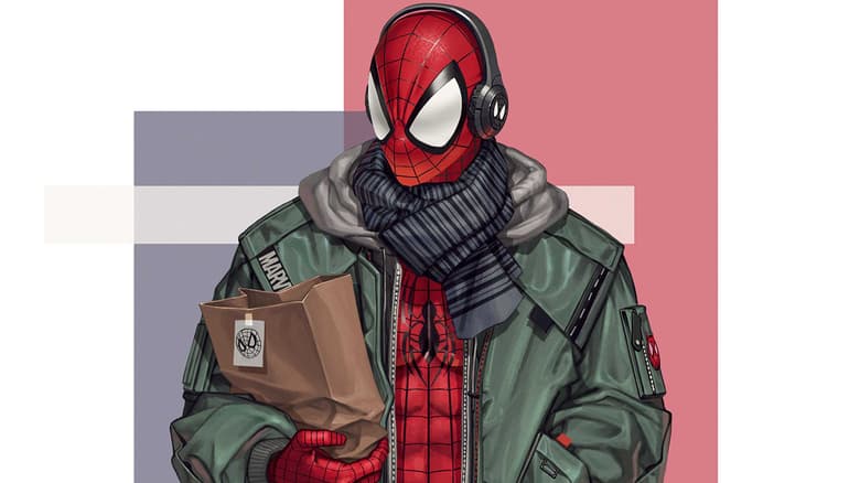 Inhyuk Lee's Marvel Techwear Variant Covers