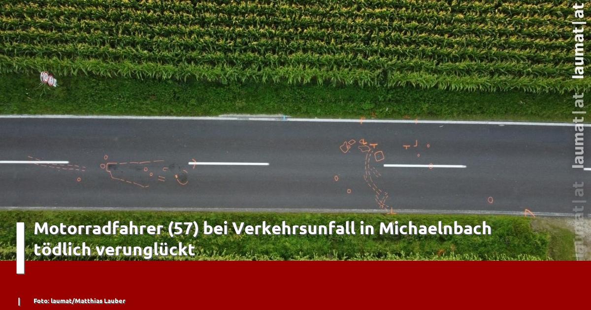 Motorcyclist Killed In Michaelnbach Traffic Accident