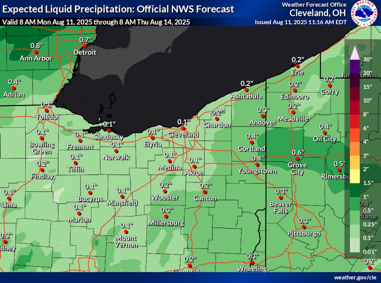 Northeast Ohio Drought: Rain Relief This Week?