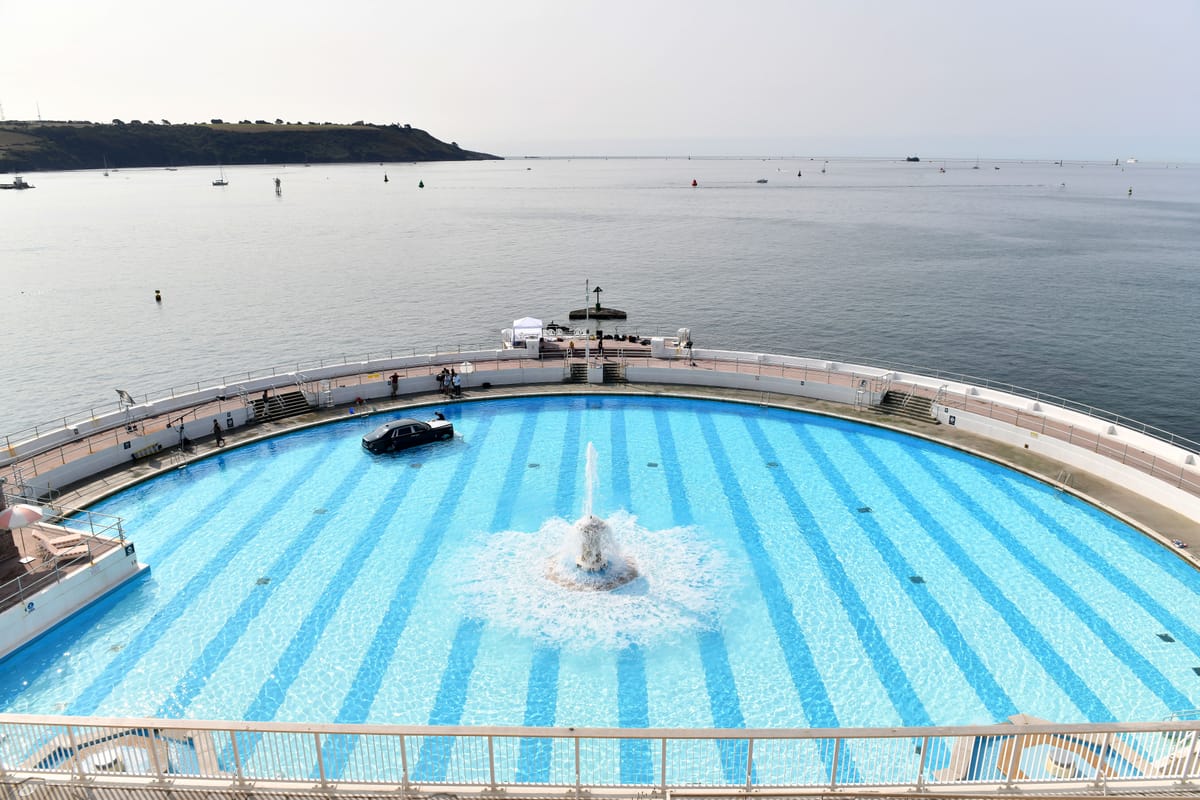 Rolls Royce In Plymouth Pool: Filming Revealed